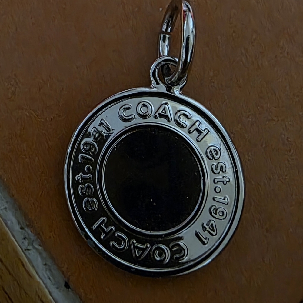 COACH SILVER CHARM EXCELLENT CONDITION